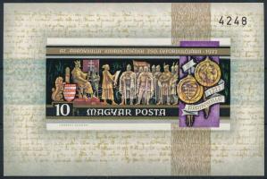 1972 Aranybulla vágott blokk