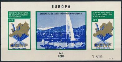 1974 Európai Biztonsági és együttműködési konferencia II. - Genf vágott blokk (22.000)