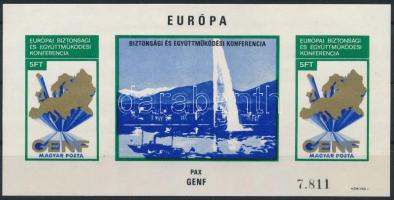 1974 Európai Biztonsági és együttműködési konferencia II. - Genf vágott blokk (22.000)