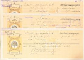 1896-1940 122 darabos váltó gyűjtemény szépen rendezve