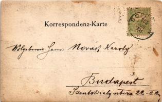 1905 Budapest I. Mátyás kút a királyi várban. photo (EB)