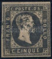 Olaszország Szardínia 1850 Forgalmi 5C Mi 1 garancia nélkül (Mi EUR 1.500.-) / no guarantee