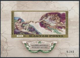 1975 Festmény XIV. - Michelangelo vágott blokk (4.500)