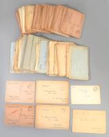 1942-43 Fábry Sándor huszár zászlós tábori levelezése kb 300 db.