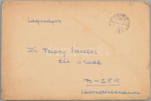 1942-43 Fábry Sándor huszár zászlós tábori levelezése kb 300 db