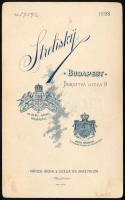 Pisztóry Mór (1841?1906) jogász, közgazdász, statisztikus, Kolozsvár országgyűlési képviselőjének dí...