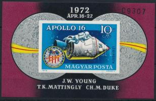 1972 Apollo-16 vágott blokk