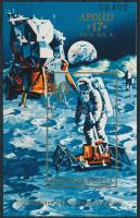 1973 Apollo-17 vágott blokk
