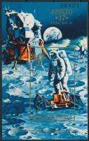 1973 Apollo-17 vágott blokk
