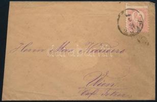 1871 Kőnyomat 5kr levélen "PÉCS" - Wien