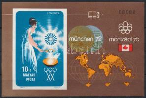 1973 Olimpiai érmesek II. - München vágott blokk (10.000)