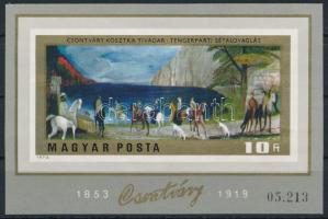 1973 Festmény XI. - Csontváry vágott blokk (5.000)
