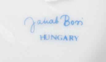 Jakab Bori (1933-2025): Hamuzó. Jelzett, hibátlan (tűzrepedéssel), d: 9,5 cm