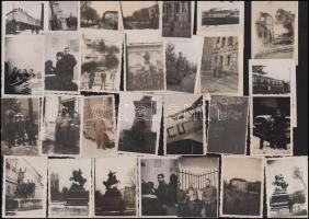 ca 1930-1950 50 db vegyes katona fotó