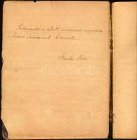 1908 Kassa, katona naplója, katonaidejéről, Szarka Géza. 161 magyar nyelven beírt oldal