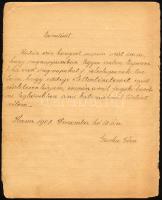1908 Kassa, katona naplója, katonaidejéről, Szarka Géza. 161 magyar nyelven beírt oldal