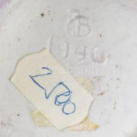 Jakab Bori (1933-2015): Váza. Jelzett, minimális kopással, m: 17,5 cm