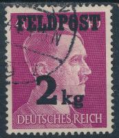 Deutsches Reich Feldpost 1944 "FELDPOST / 2kg" felülnyomás Mi 3 (Mi EUR 350.-) garancia nélkül / no guarantee