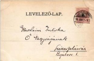 1898 Székesfehérvár, Vasúti indóház, vasútállomás, Uhlanus laktanya, vasútállomás belső, Vértanúk sz...