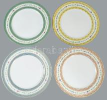 Royale Limoges "Saint Cloud" mintás 4 darabos nagytányér szett. Jelzett, hibátlan, d: 26 cm