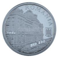 Románia 2015. 10L Ag "135 éves a Román Nemzeti Bank" kapszulában, sorszámozott, "117&...
