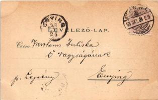 1898 Székesfehérvár, tér. Klökner Péter kiadása (fl)