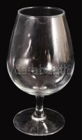 6 részes kristály borospohár szett, hibátlan, m: 16,5 cm