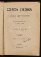 Ezeregy éjszaka. A legszebb keleti tündérregék. Átdolgozta: Baróti Lajos. Bp., Rozsnyai Károly. 189p...