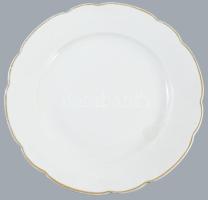 MZ Altrohlau kínálótál, jelzett, kopással, d: 30 cm