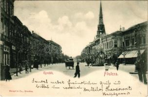1898 Újvidék, Novi Sad; Fő utca, üzletek. Stengel &amp; Co. (Dresden)
