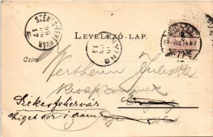 1899 Zólyomlipcse, Zólyom-Lipcse, Slovenská Lupca; vár, utca / Lupciansky hrad / castle, street (apr...