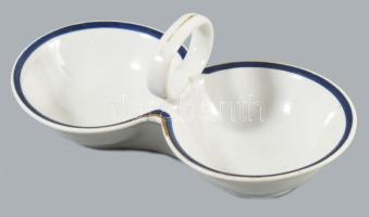 Zsolnay kékcsíkos peremű 44 részes étkészlet, jelzett, kopással, 1-1 hiba előfordulhat. /// KIZÁRÓLA...