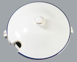 Zsolnay kékcsíkos peremű 44 részes étkészlet, jelzett, kopással, 1-1 hiba előfordulhat. /// KIZÁRÓLA...