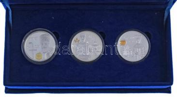 Grúzia (Georgia) 2020. 5L részben aranyozott Ag "Grúz uralkodók - II. Herkules" + 2021. 5L...