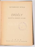 Zathureczky Gyula: Erdély, amióta másképp hívják. Bp., 1939, Magyar Élet, 141 p. '"Hangya&...