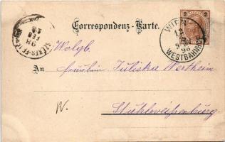 1898 Wien, Vienna, Bécs; K.K. Hofoper, K.K. Hofburgtheater, Volkstheater, Beethoven Denkmal, Radetzk...