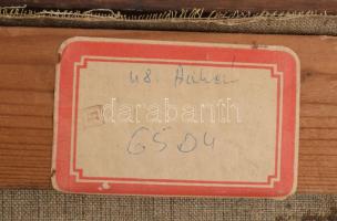 Teniers, David Ifj. (1610-1690) után, XVIII. sz. festő: Mulatozók a fogadó előtt. Olaj, vászon. Jelz...