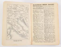 Rom und Umgebung. Grieben Reiseführer Band 172. Berlin, 1934, Grieben, 164+VII+1 p.+7 (térképek, köz...