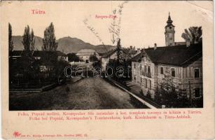 1911 Felka, Poprád-Felka, Velká pod Tatrou, Poprad-Velká (Tátra, Magas Tátra, Vysoké Tatry); Krompec...