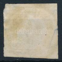 1853 Hírlapilleték bélyeg 2kr sérült, javított sarokkal, luxus "PESTH" bélyegzéssel / News...
