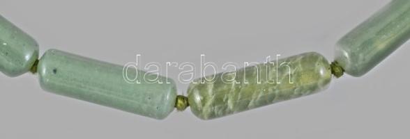 Jáde nyaklánc, h: 39 cm