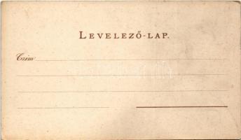 Budapest, Buda anno 1781. Geittner és Rausch kiadása, művészlap. Art Nouveau, litho (EK)