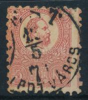 1871.máj.15. Kőnyomat 5kr elfogazva, korai felhasználás / early used "(P)EST / (L)IPÓTVÁROS&quo...