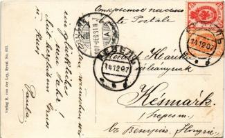 1907 Tallinn, Reval; Blick vom Dom. Verlag R. von der Ley / dom, winter montage (EK)