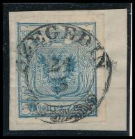 1850 9kr HP világoskék / light blue "SZEGEDIN"