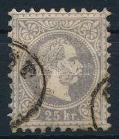 1867 25kr szürkésibolya "(PES)T" (95.000)