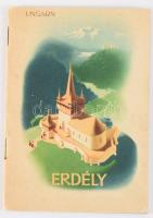 Nord-Siebenbürgen und das Széklerland. Bp,én. (cca 1940),Verlag des Ungarischen Landesamtes für Fremdenverkehr, 24 sztl. lev. Német nyelven. Fekete-fehér fotókkal illusztrált. A hátsó borítón térképpel, rajta a visszatért területekkel. Kiadói papírkötés.