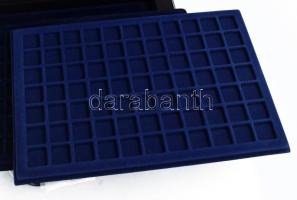 Alumínium érmetartó koffer használt, de újszerű állapotban, kulcsokkal. Benne 5db érmetartó tálca: 2...