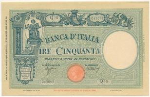 Olaszország 1943. 50L "Q10 043058" T:XF
Italy 1943. 50 Lire "Q10 043058" C:XF
...