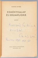 Csukás István: Keménykalap és Krumpliorr Dedikált példány! Budapest, 1976, Móra Ferenc Ifjúsági Köny...